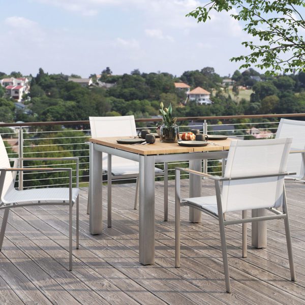 Alzette Stacking Armchair. Outdoor Furniture Malaysia