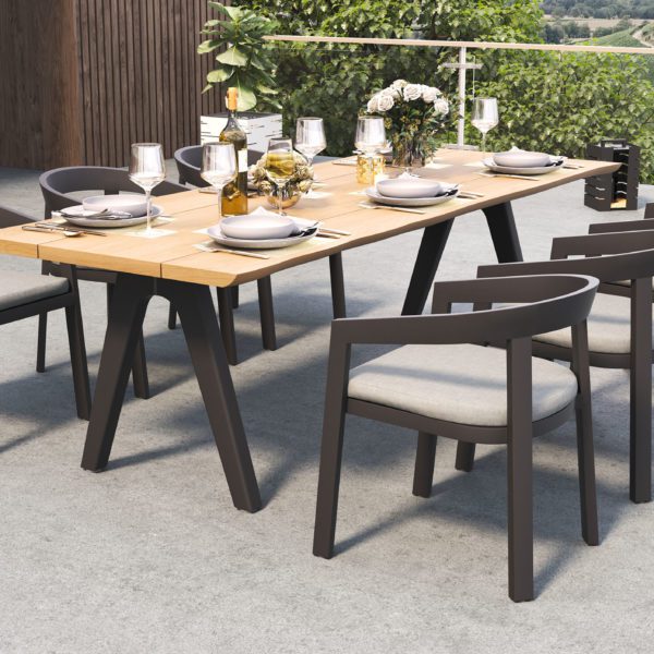 Gera Outdoor Dining Table Aluminium. Outdoor Furniture Malaysia