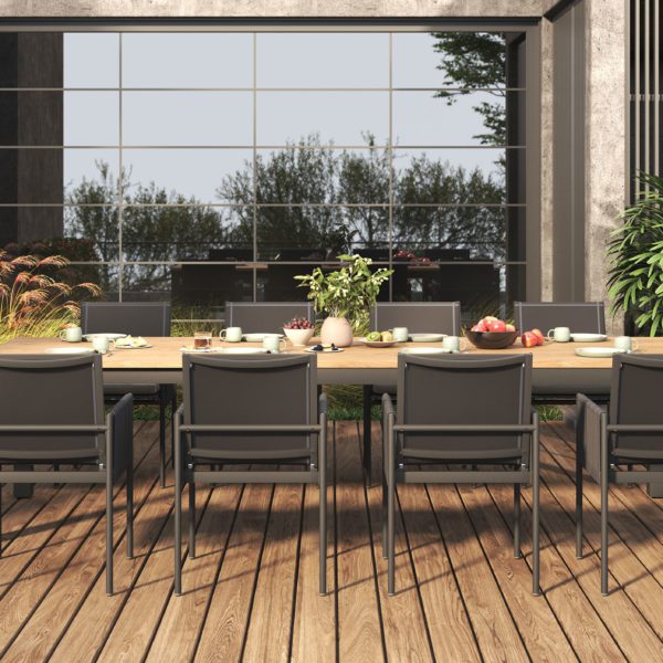Planka Aluminium Outdoor Dining Table Malaysia