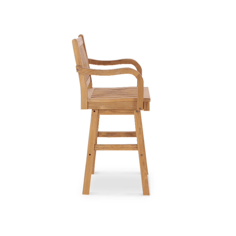 Classic Swivel Bar Chair Side