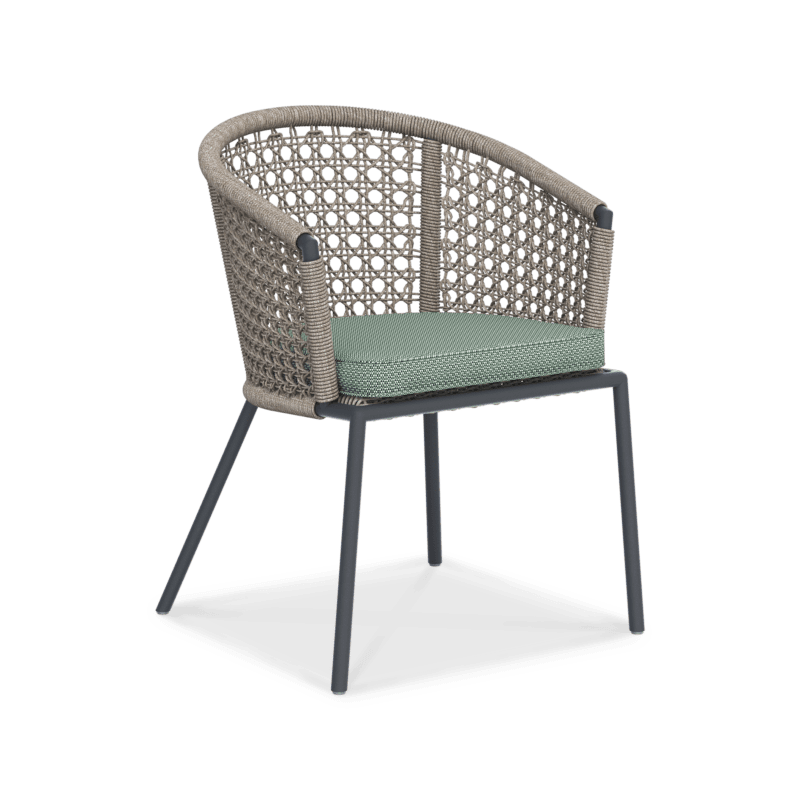 WINA DINING ROUND CHAIR PERS GREEN
