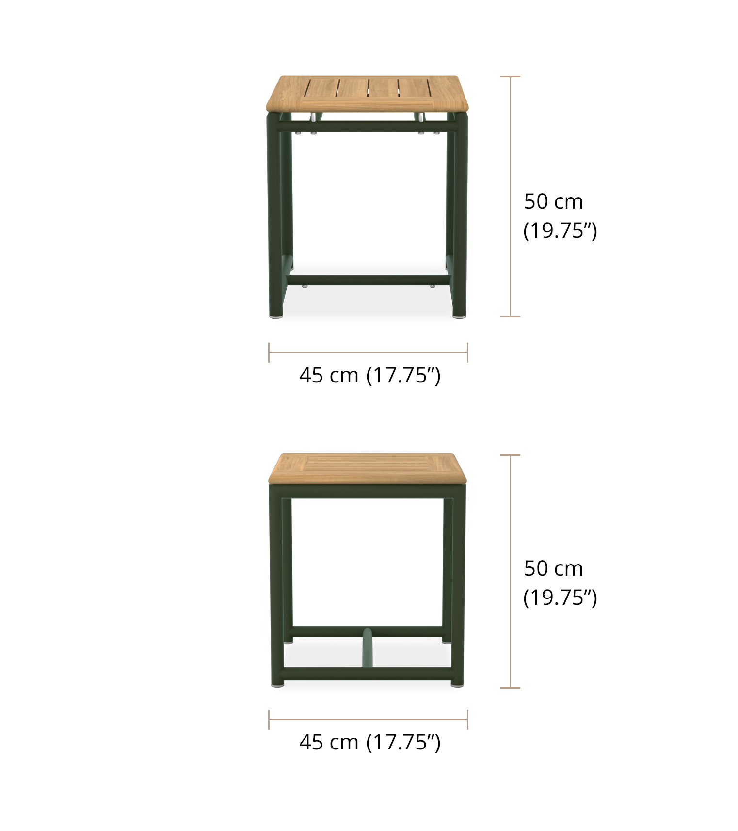 Beta Side Table Dimension