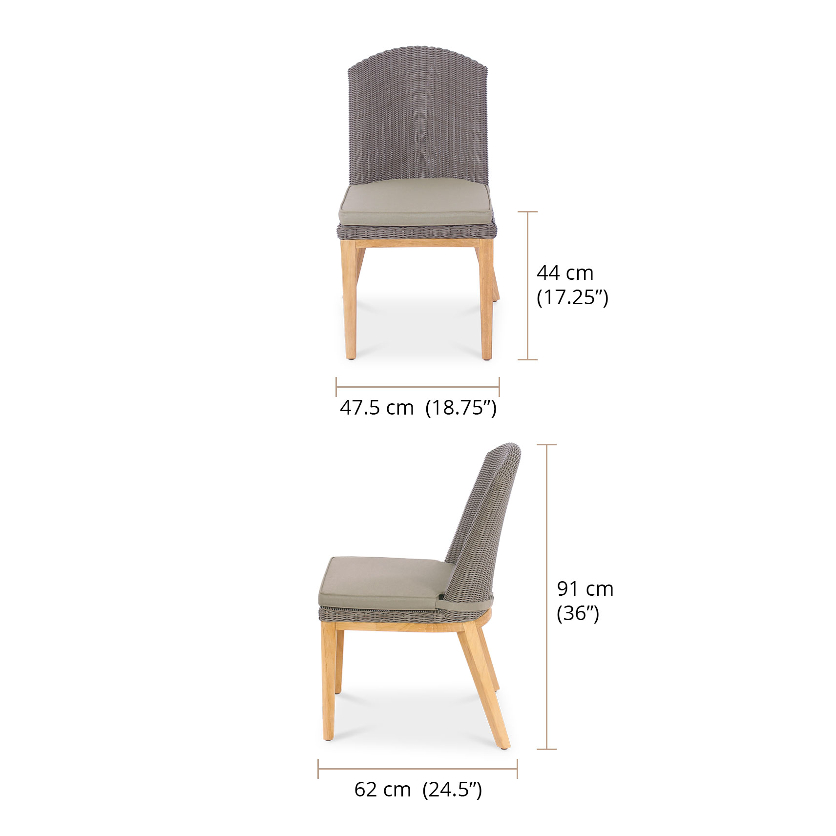 grace dining side chair dims