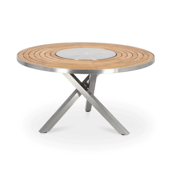 Siro Signature Round Outdoor Dining Table. Premium Outdoor Furniture Malaysia