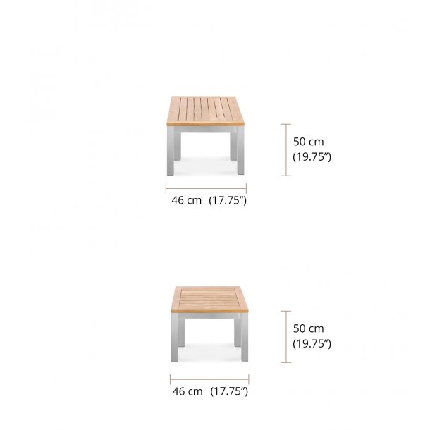 Siro Side Table Dimension