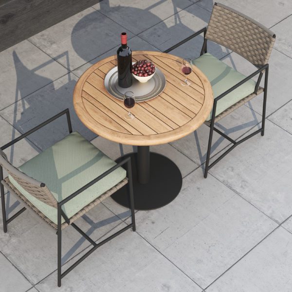 Colline Round Outdoor Bistro Table. Premium Outdoor Furniture Malaysia