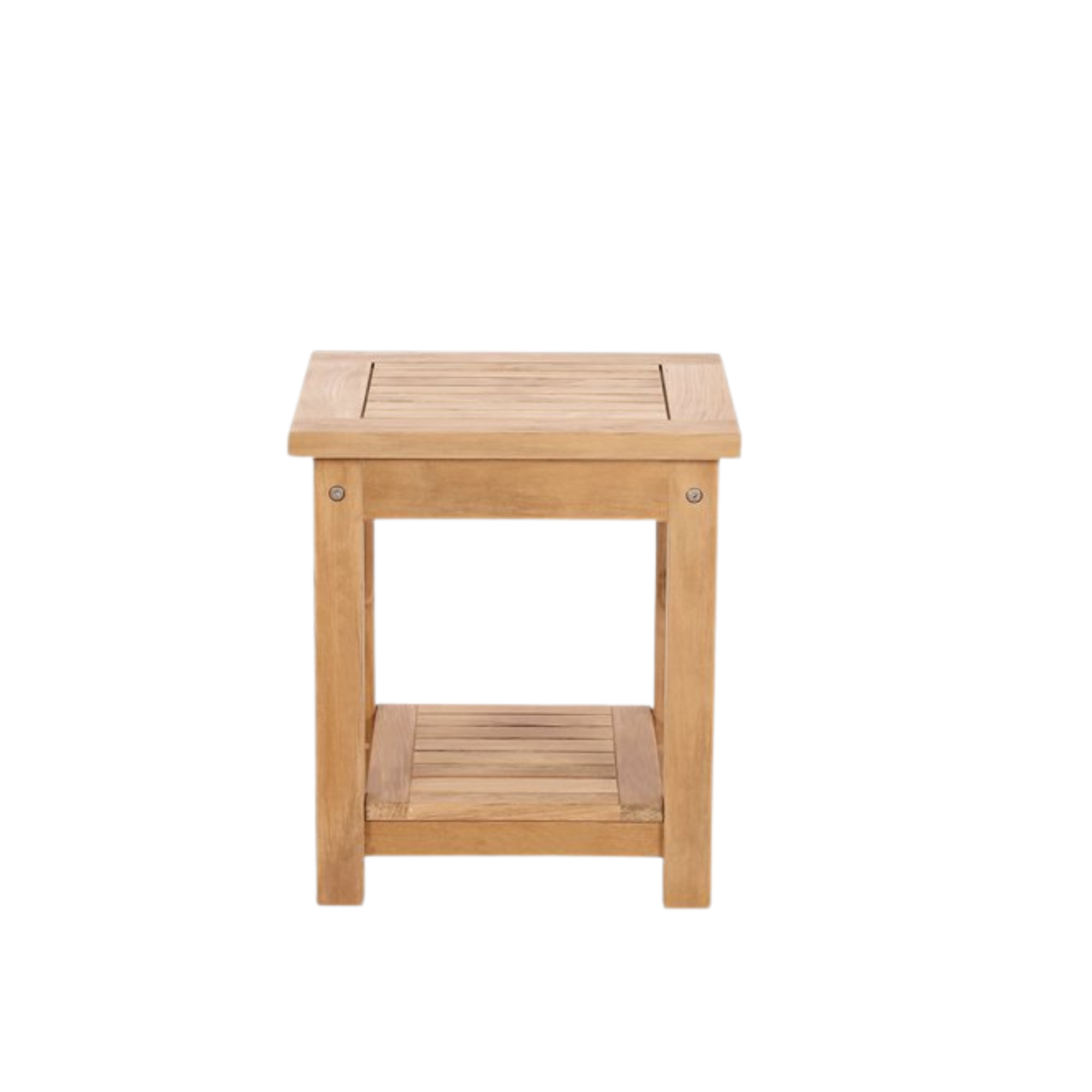 Classic 18 Square Side Table With Shelf 1 1