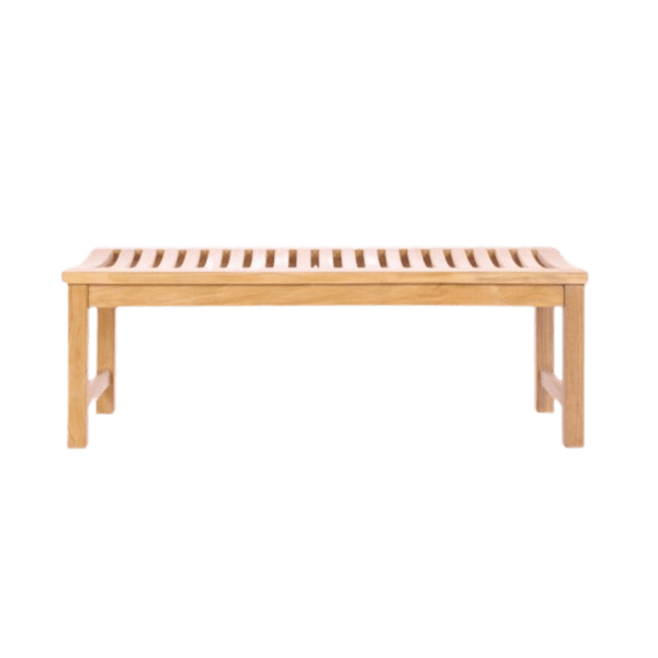 Classic Backless Bench Outdoor Furniture