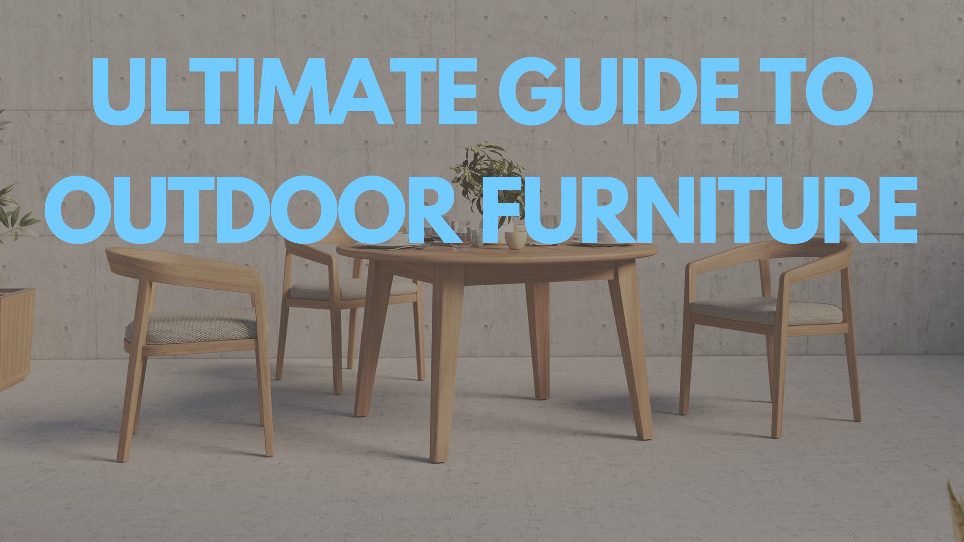 cover for blogpost: Ultimate guide to outdoor furniture Malaysia 2024