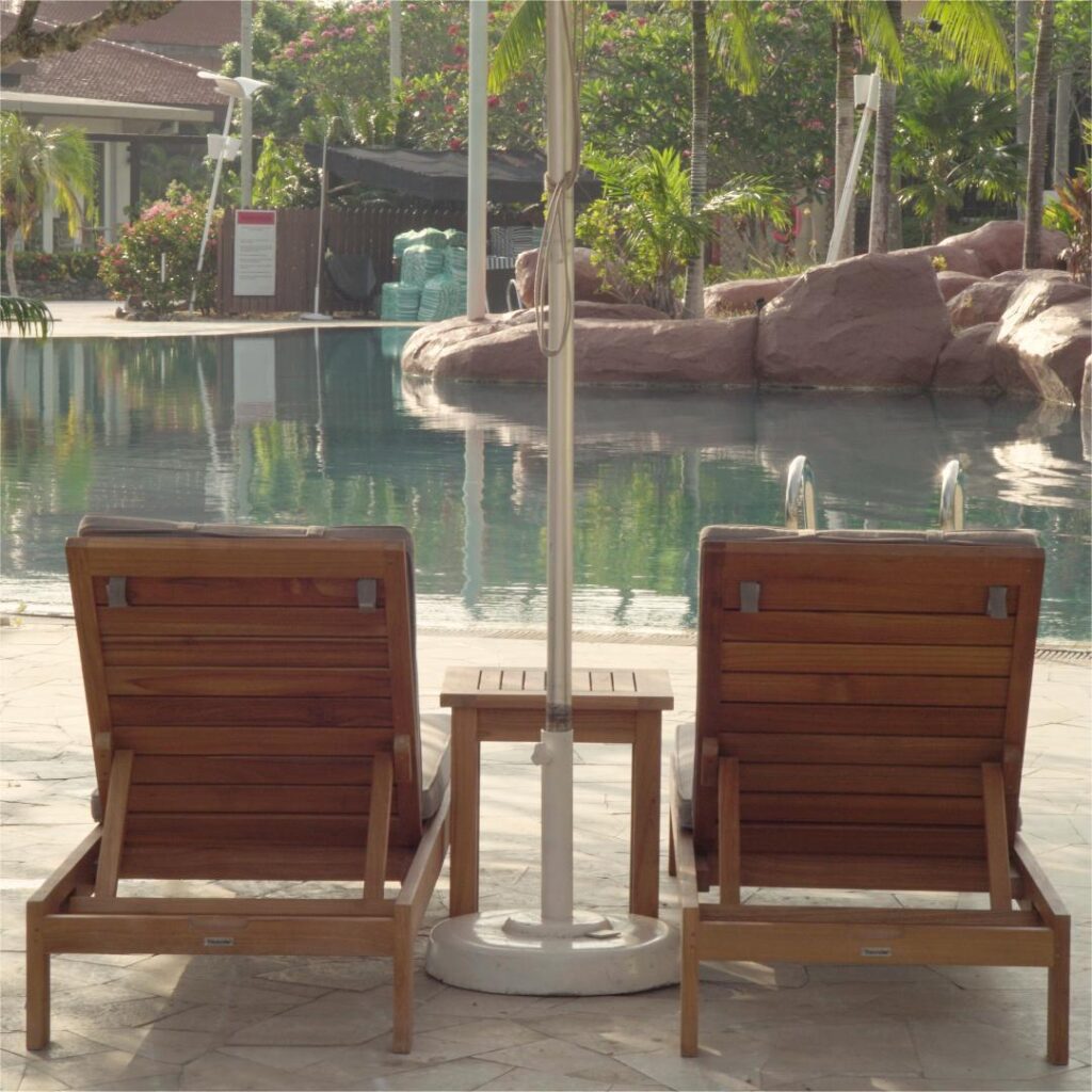 pool loungers by Triconville, premium outdoor furniture malaysia